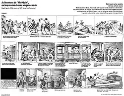 As Aventuras de Nhô Quim ou Impressões de Uma Viagem à Corte, de Angelo Agostini, a primeira história em quadrinhos brasileira.[27]