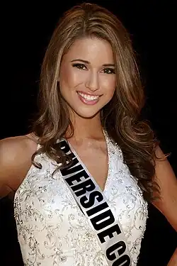 2014: Nia Sanchez, que competiu como Miss Nevada USA