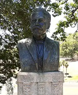 Busto de Nilo Peçanha, na Quinta da Boa Vista