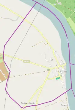 Localização de Nieszawa na Polónia