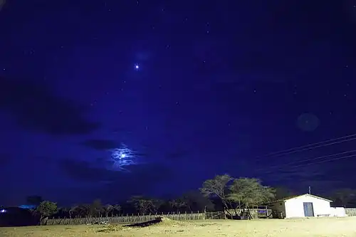 Zona rural de Irauçuba à noite