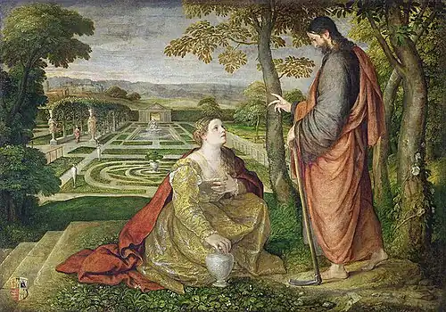 Noli me tangere (2ª metade do século XVI) por Lambert Sustris