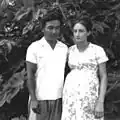 Casal brasileiro. Casal inter-racial no Brasil; incomum nas áreas rurais nos anos 1960.