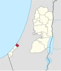 Localização de Gaza do Norte