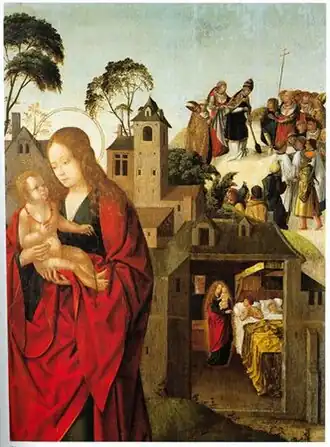 Nossa Senhora das Neves, Capelas laterais da Igreja de São Francisco de Évora, Museu Nacional de Arte Antiga