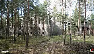 Edifício da usina combinada de calor e energia da fábrica alemã de explosivos