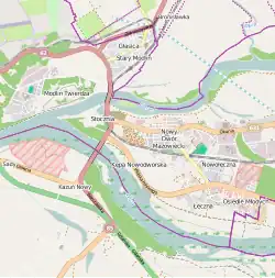 Localização de Nowy Dwór Mazowiecki na Polónia