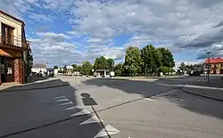 Praça principal de Nowy Korczyn