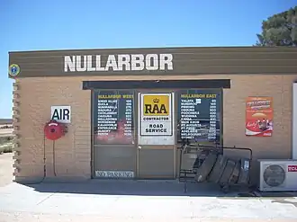 Posto de serviços em Nullarbor