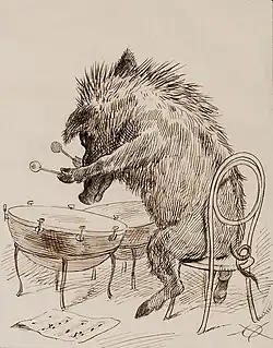 A porca selvagem, 1876