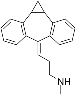 Estrutura química de Octriptilina