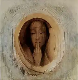 Odilon Redon, Le Silence, 1900, pastel, 54,6 × 54&nbsp;cm, Museum of Modern Art, New York
