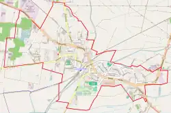 Localização de Odolanów na Polónia