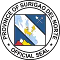 Selo oficial de Surigao do Norte