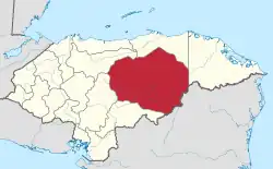 Localização de Olancho