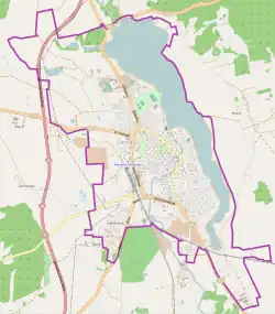 Localização de Olecko na Polónia