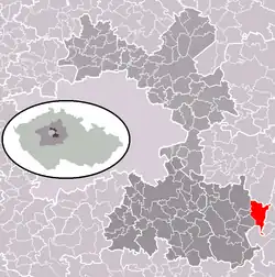 Localização de Oleška