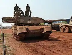 Um tanque Olifant MK1B/2 da África do Sul