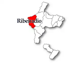 Localização no município de Oliveira de Frades