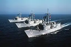 Navios da classe Oliver Hazard Perry.