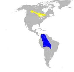 Distribuição de O. agilis Época de reprodução Época de inverno