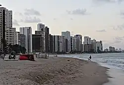Vista da praia de Piedade