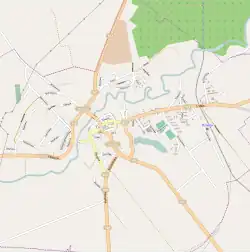 Localização de Orneta na Polónia