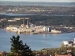 Fábrica de polpa de papel em Sundsvall