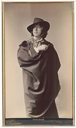 Oscar Wilde, 1882.