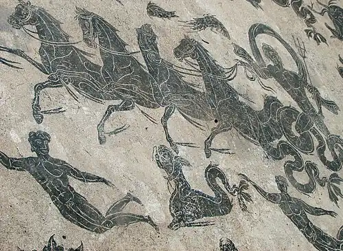 Mosaico. Termas de Netuno