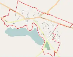 Localização de Ostroróg na Polónia