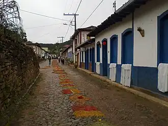 Rua no distrito de São Bartolomeu