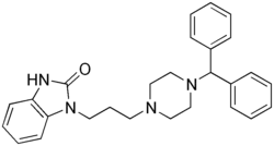 Estrutura química de Oxatomida