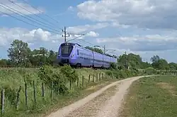 O comboio/trem Pågatåg em Kristianstad