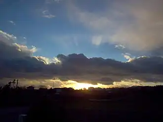 Pôr do sol em Perre