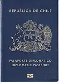 Passaporte diplomático chileno de 2013