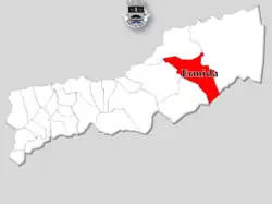 Localização no Município de Ponte da Barca