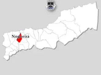 Localização no município de Ponte da Barca