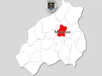 Localização no município de Paredes de Coura