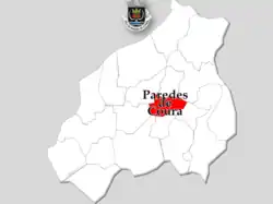 Localização no Município de Paredes de Coura