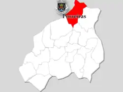 Localização no Município de Paredes de Coura