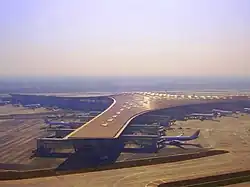 Vista aérea do Terminal 3-E.