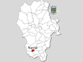 Localização no Município de Ponte de Lima