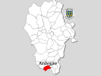 Localização no Município de Ponte de Lima