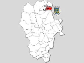 Localização no Município de Ponte de Lima