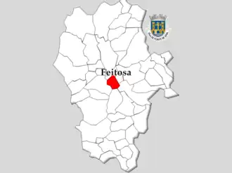 Localização no município de Ponte de Lima