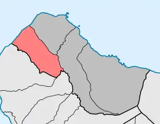 Localização no município de Porto Moniz