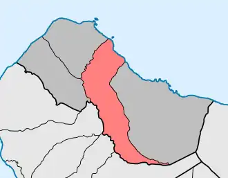 Localização no município de Porto Moniz