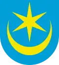 Brasão de armas de Tarnobrzeg, Polônia.