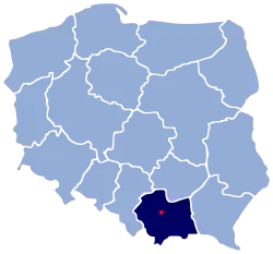Localização de Bodzanów na Polónia